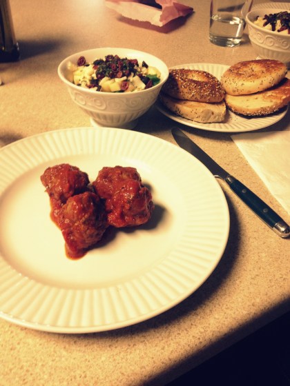 Albóndigas_ensalada_bagels picasa
