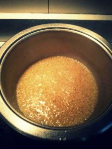 Mongolian Tofu with quinoa