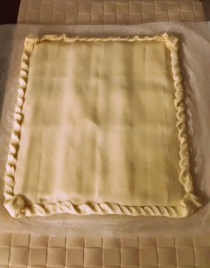 Tarta dulce de jamón y queso