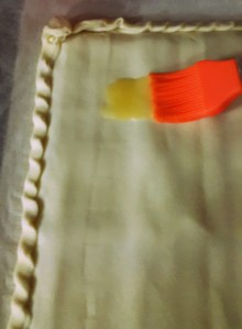 Tarta dulce de jamón y queso