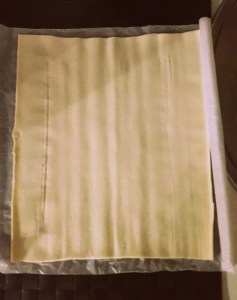 Tarta dulce de jamón y queso