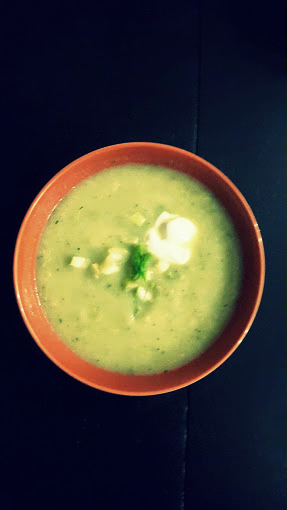 Crema de calabacín e hinojo