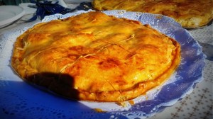 Empanada de pavo con masa de empanada
