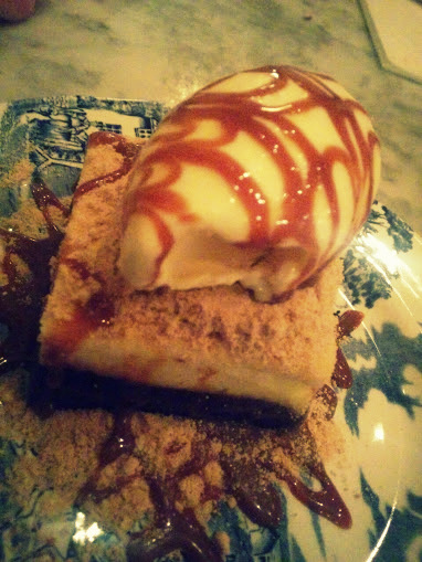 Tarta de queso y brownie