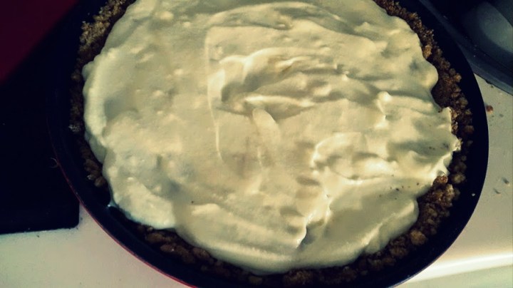 Capa de nata y mascarpone