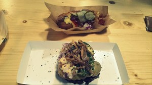 Copenhaguen Street Food - hot dog y smorrebrod