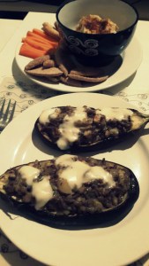 Acompañalas de hummus