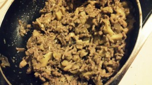 Relleno de las berenjenas