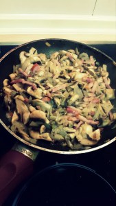 Añadir los champiñones