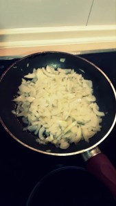 Cocinar la cebolla