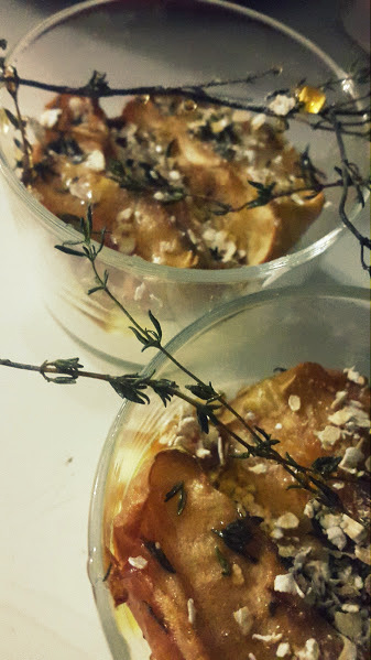Manzanas al horno con aceite y&nbsp;tomillo