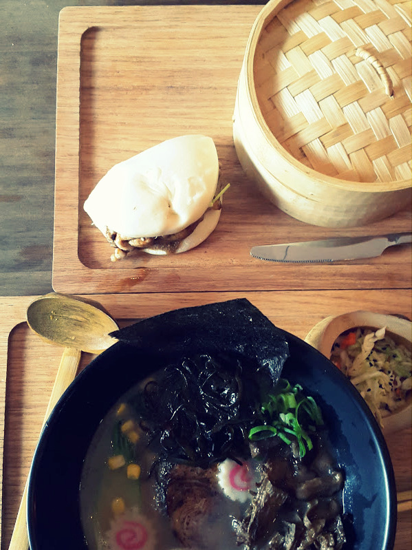 Sopa Ramen y Bao