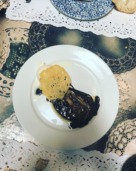 Frío y caliente de foie con parmesano (Fred i calent de foie amb parmesà)