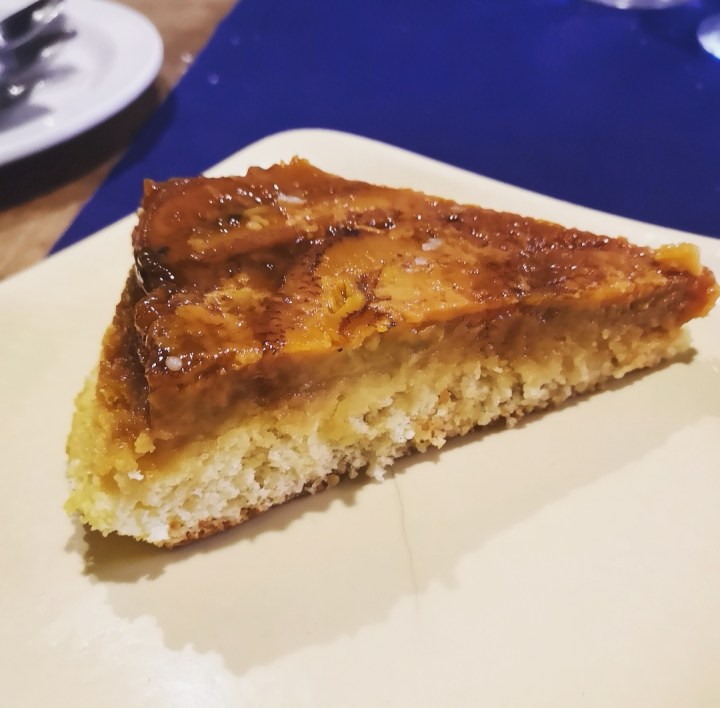 Tarta de banana