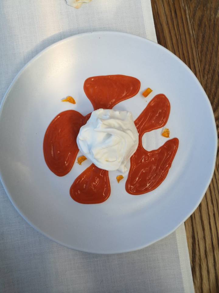 Roca crujiente de merengue