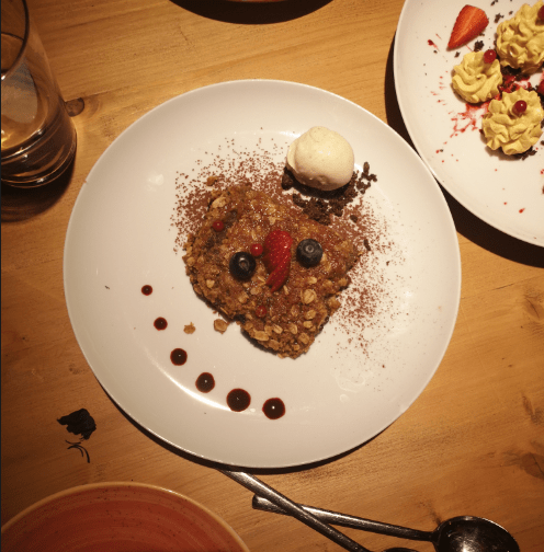 Crumble manzana Quispe