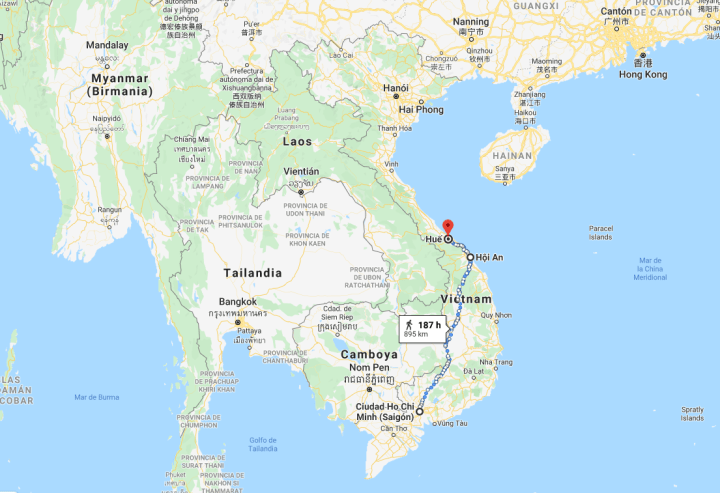 Mapa Google Vietnam